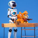 Coloring Book: Robot And Dog